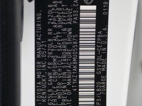 Used 2021 Toyota Camry XSE w/ Navigation Package image 27