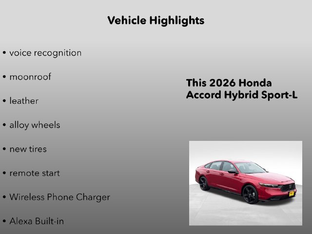 New 2026 Honda Accord Sport image 15