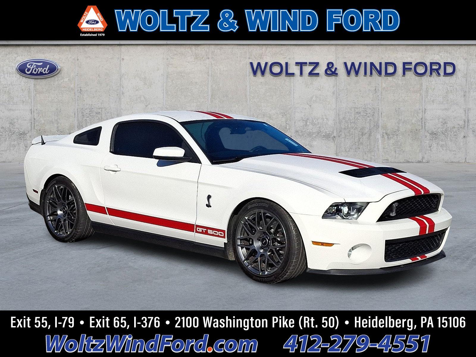 Used 2012 Ford Mustang Shelby GT500 w/ SVT Performance Pkg RWD image 1