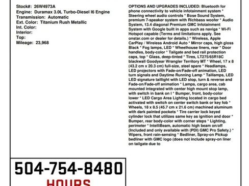 Used 2024 GMC Sierra 1500 AT4 w/ Technology Package AWD/4WD image 32