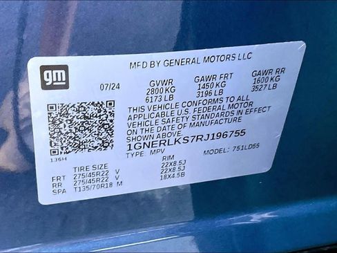 Certified 2024 Chevrolet Traverse RS w/ LPO, Floor Liner Package image 31