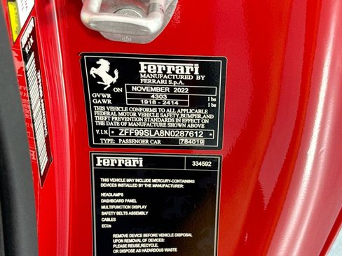 Used 2022 Ferrari 296 GTB RWD image 29