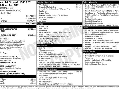 New 2026 Chevrolet Silverado 1500 RST AWD/4WD image 3