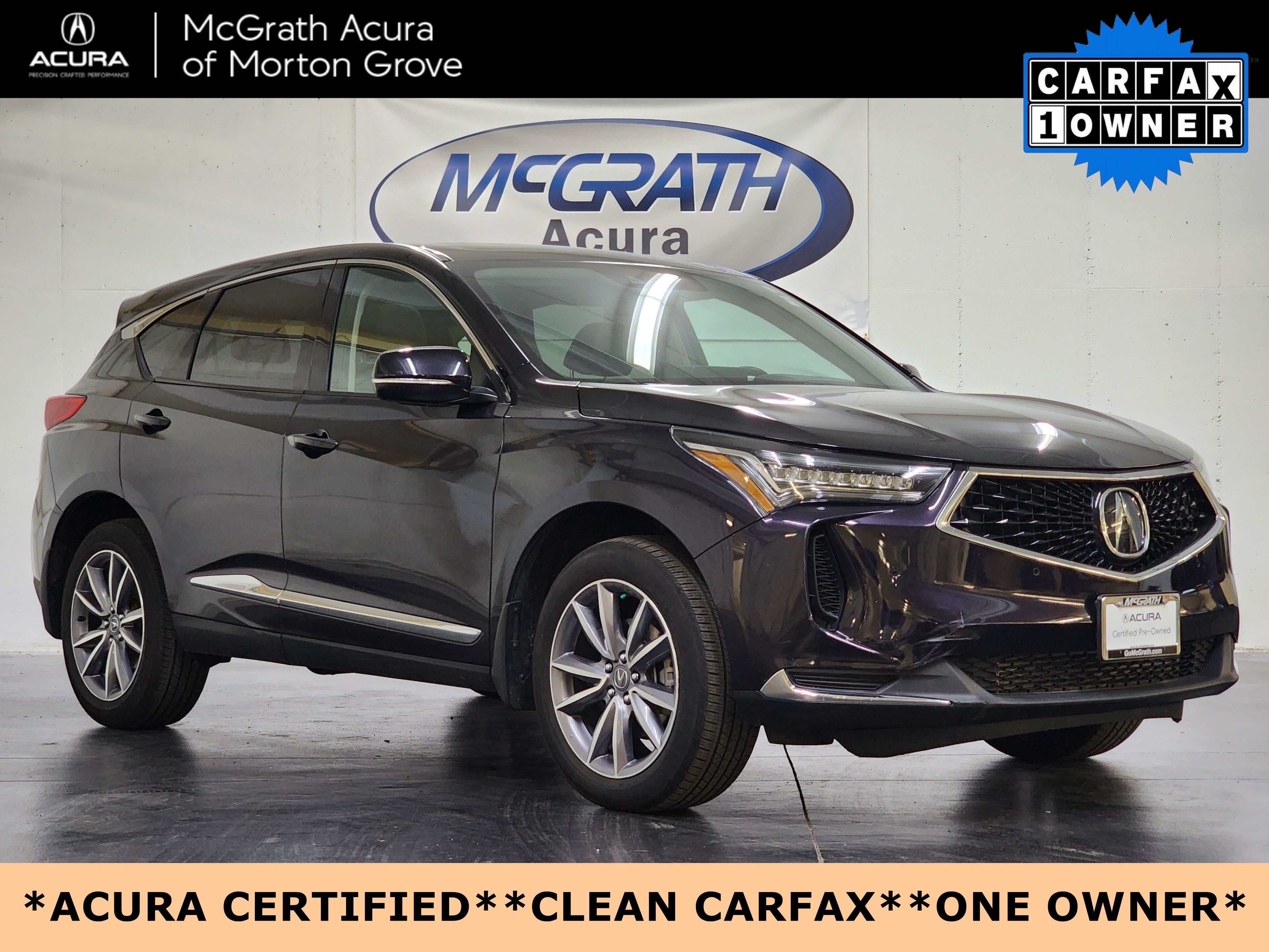 Certified 2023 Acura RDX w/ Technology Package AWD/4WD image 1