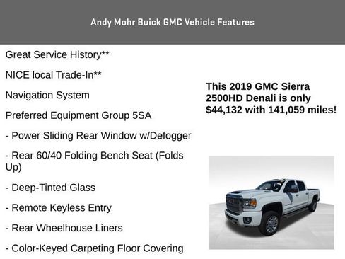 Used 2019 GMC Sierra 2500 Denali w/ Duramax Plus Package AWD/4WD image 4
