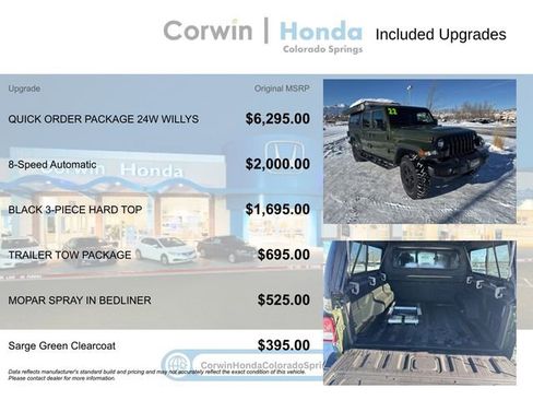 Used 2022 Jeep Gladiator Willys image 4