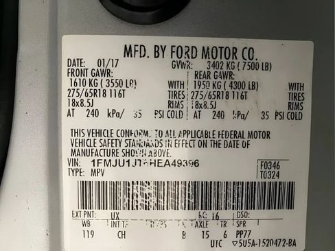 Used 2017 Ford Expedition XLT AWD/4WD image 22