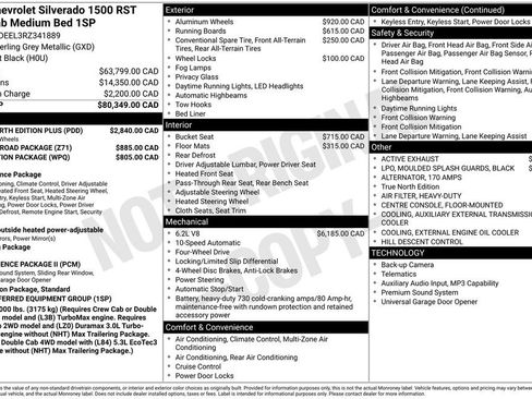 Used 2024 Chevrolet Silverado 1500 RST w/ True North Edition Plus AWD/4WD image 73