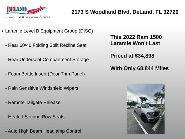 Used 2022 RAM 1500 Laramie RWD image 11