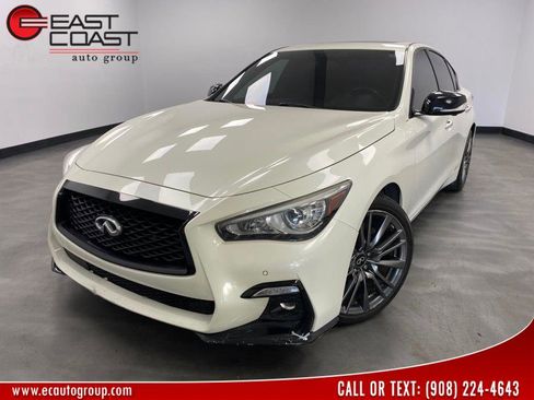 Used 2021 INFINITI Q50 Red Sport 400 w/ Proactive Package image 1