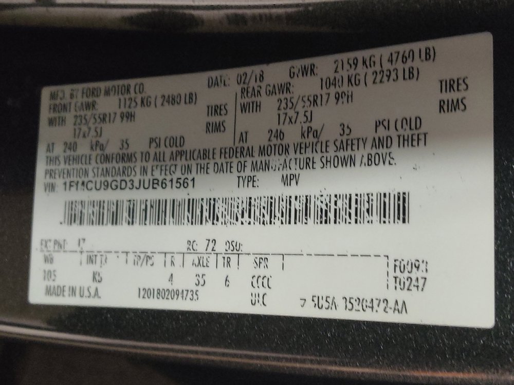 Used 2018 Ford Escape SE AWD/4WD image 33