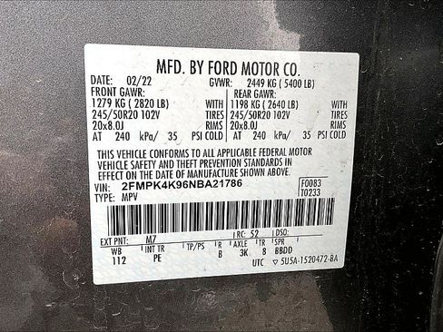 Used 2022 Ford Edge Titanium w/ Equipment Group 301A image 30