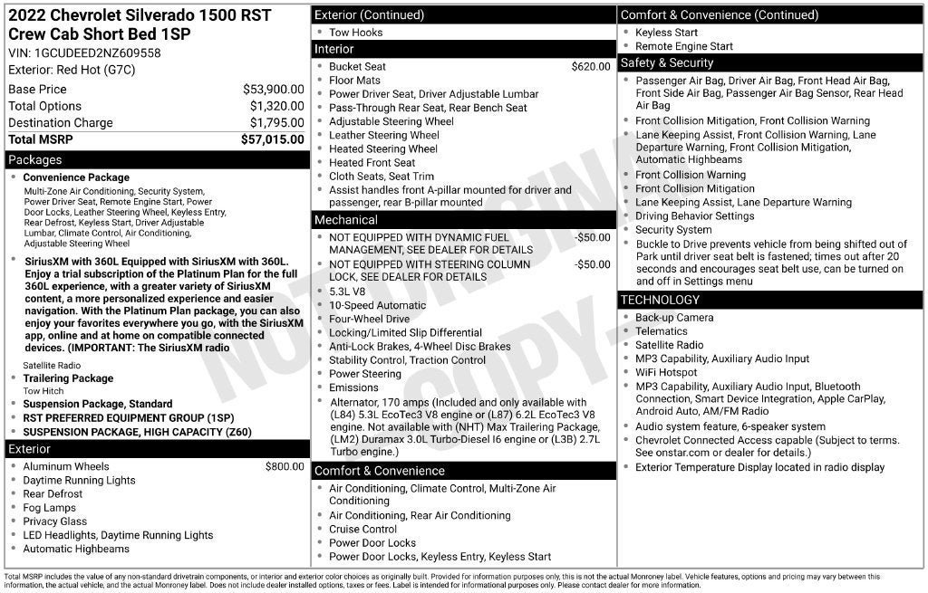 Used 2022 Chevrolet Silverado 1500 RST AWD/4WD image 3