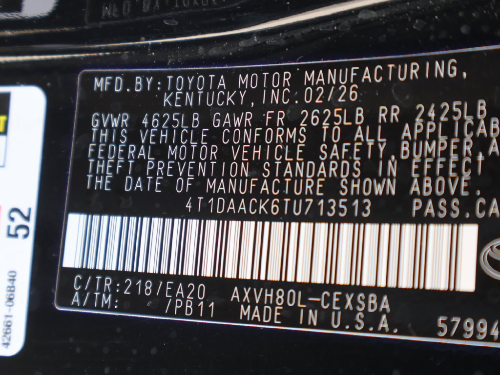 Used 2026 Toyota Camry SE FWD image 42
