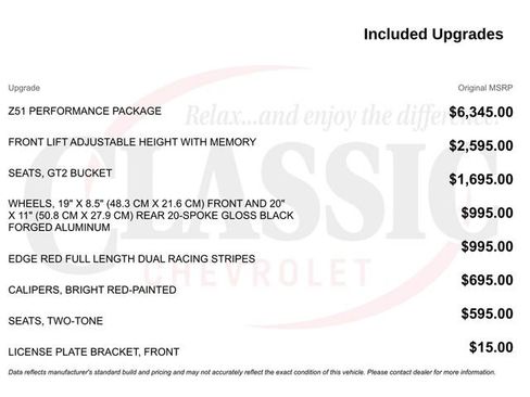 Used 2023 Chevrolet Corvette Stingray Preferred Cpe w/ Z51 Performance Package RWD image 26