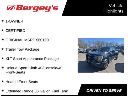 Certified 2022 Ford F150 XLT w/ Equipment Group 302A High image 5