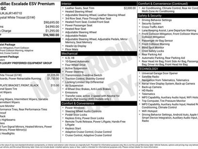 Used 2018 Cadillac Escalade ESV Premium Luxury