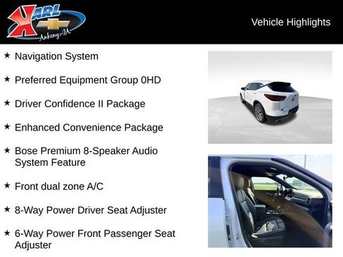 Certified 2024 Chevrolet Blazer Premier w/ Driver Confidence II Package AWD/4WD image 2