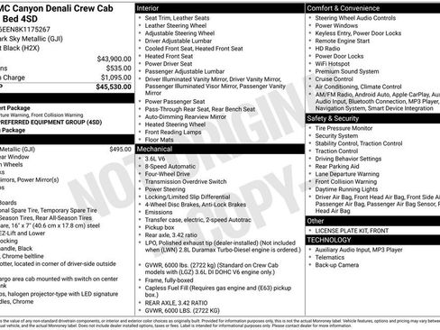Used 2019 GMC Canyon Denali AWD/4WD image 25