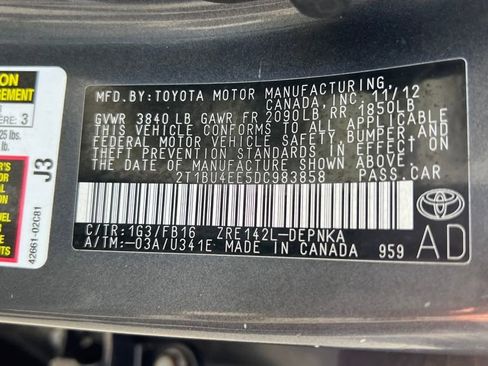 Used 2013 Toyota Corolla LE image 38
