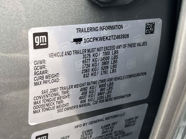 New 2026 Chevrolet Silverado 1500 RST w/ RST Select Package AWD/4WD image 10
