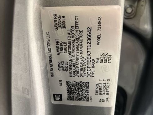 New 2026 Chevrolet Colorado Trail Boss AWD/4WD image 31