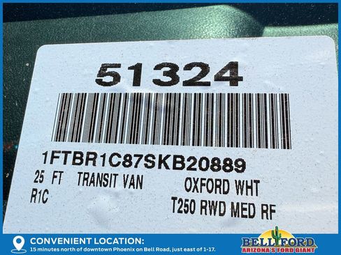 New 2025 Ford Transit 250 Base w/ Interior Upgrade Package image 24