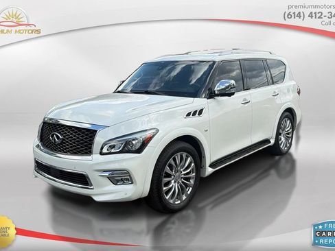 Used 2015 INFINITI QX80 4WD w/ Deluxe Technology Package image 1