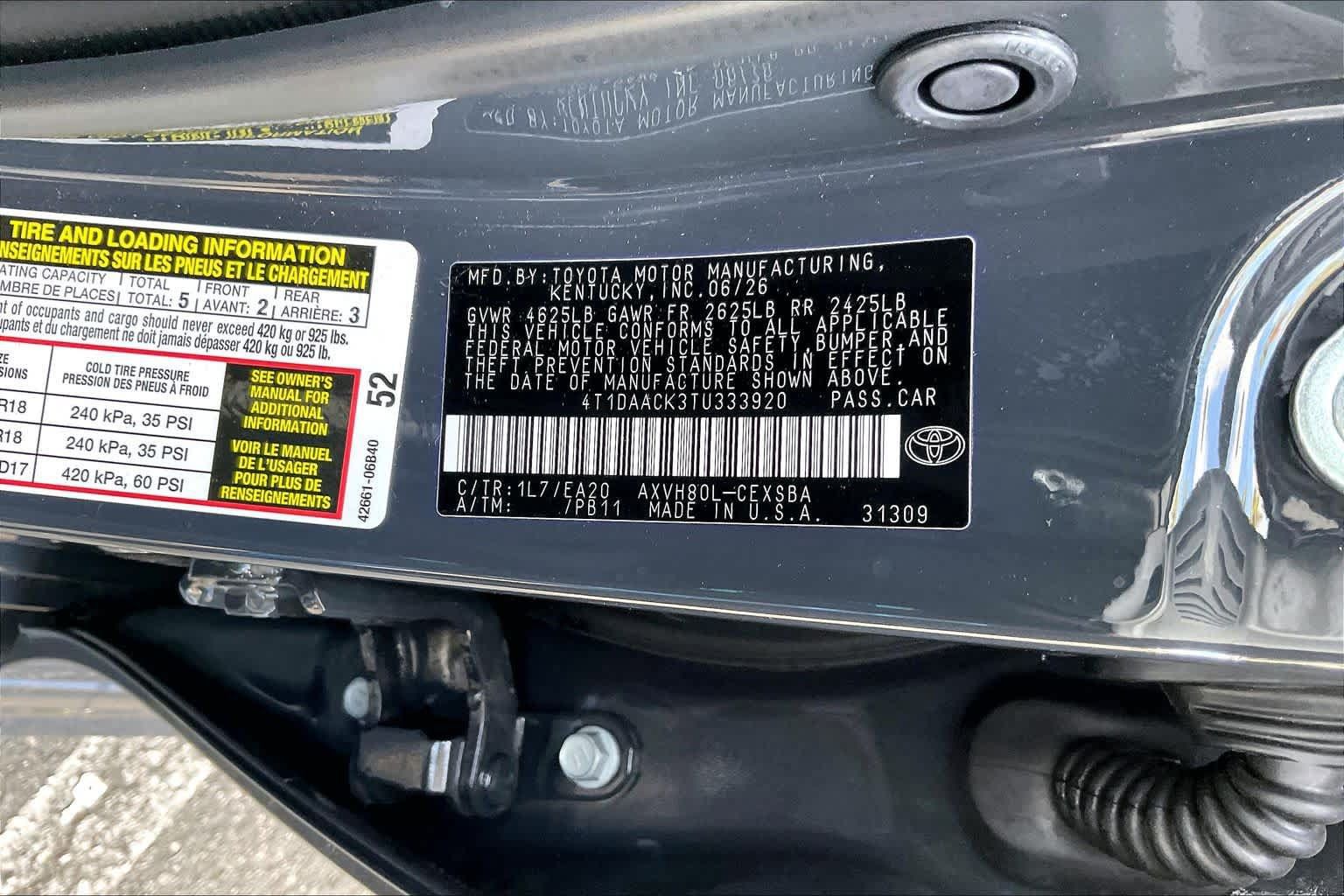 Certified 2026 Toyota Camry SE w/ Preferred Package 1 (TMS) FWD image 34