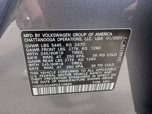 Used 2023 Volkswagen Atlas Cross Sport SE FWD image 29