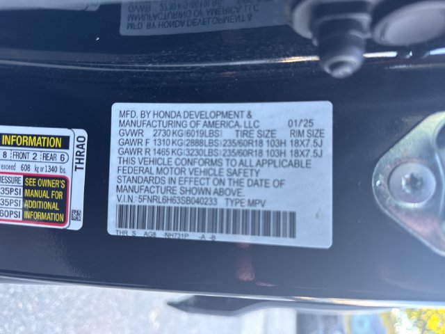Used 2025 Honda Odyssey EX-L image 28