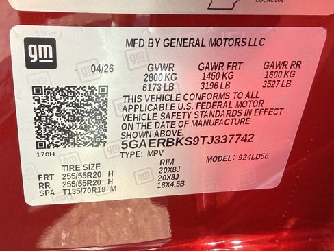 New 2026 Buick Enclave Sport Touring w/ Power Package FWD image 19