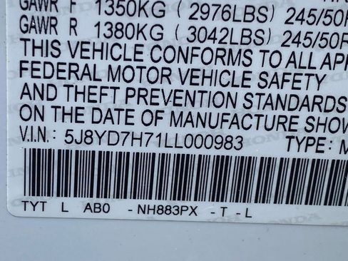 Used 2020 Acura MDX Sport Hybrid w/ Advance Pkg AWD/4WD image 35
