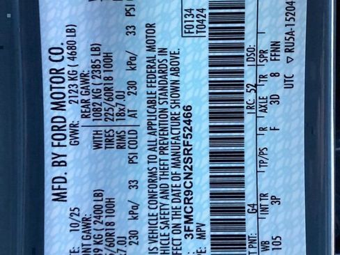 New 2025 Ford Bronco Sport Outer Banks w/ Outer Banks Tech Package+ image 66