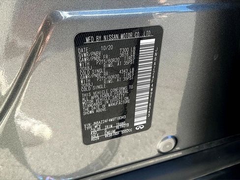 Used 2021 INFINITI QX80 Luxe w/ Cargo Package image 34