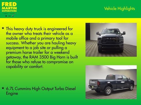 New 2026 RAM 3500 Big Horn image 8