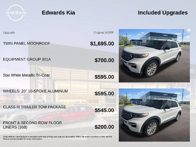 Used 2021 Ford Explorer Limited w/ Equipment Group 301A AWD/4WD image 7