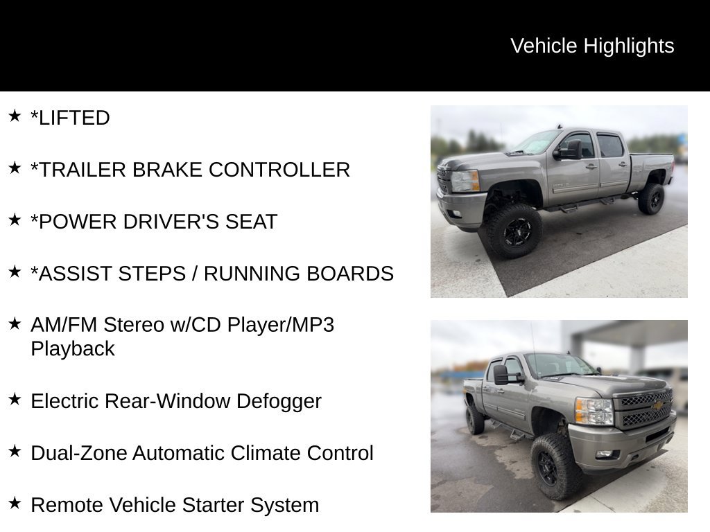 Used 2012 Chevrolet Silverado 2500 LT w/ Z71 Appearance Package AWD/4WD image 18