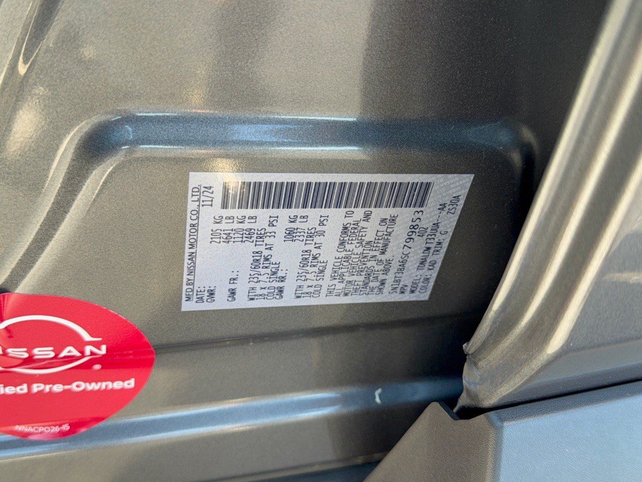 Certified 2025 Nissan Rogue SV FWD image 35