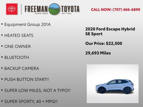 Used 2020 Ford Escape SE Sport FWD image 5