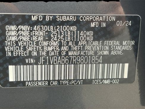 Used 2024 Subaru WRX AWD/4WD image 31