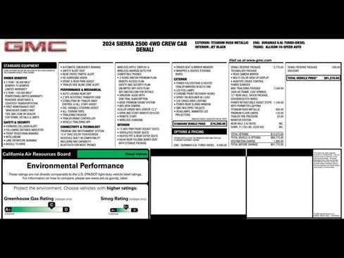 Used 2024 GMC Sierra 2500 Denali w/ Denali Reserve Package AWD/4WD image 3