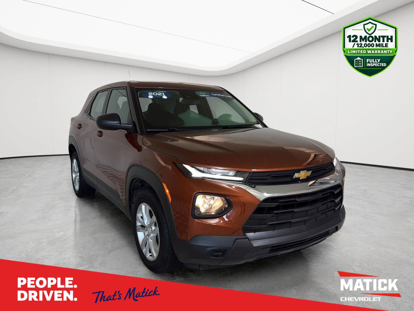 Certified 2021 Chevrolet TrailBlazer LS AWD/4WD image 1