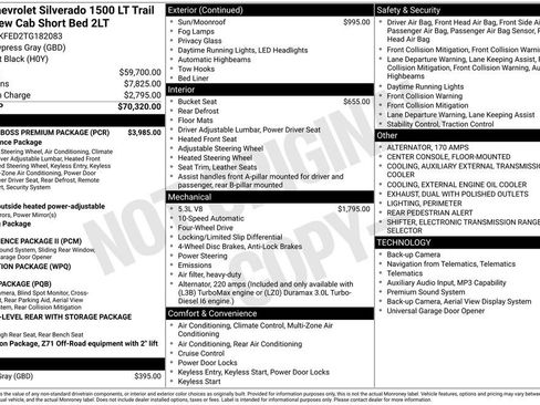 Used 2026 Chevrolet Silverado 1500 LT Trail Boss w/ LT Trail Boss Premium Package AWD/4WD image 37