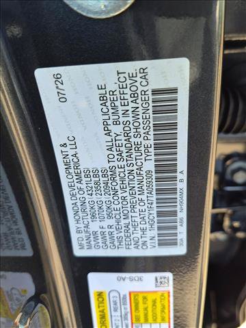 New 2026 Honda Accord SE image 18