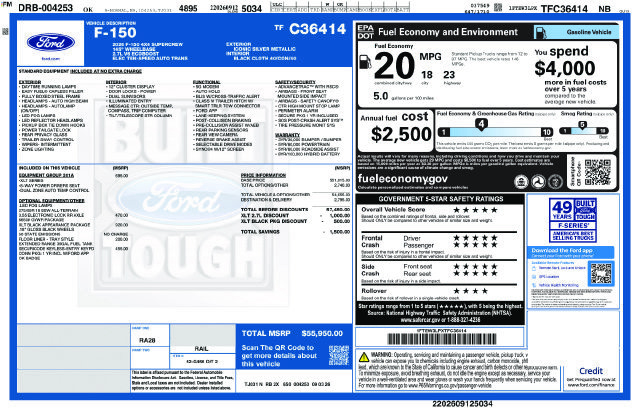 New 2026 Ford F150 XLT w/ XLT Black Appearance Package AWD/4WD image 25