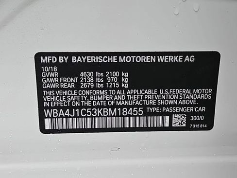 Used 2019 BMW 430i w/ Convenience Package RWD image 35