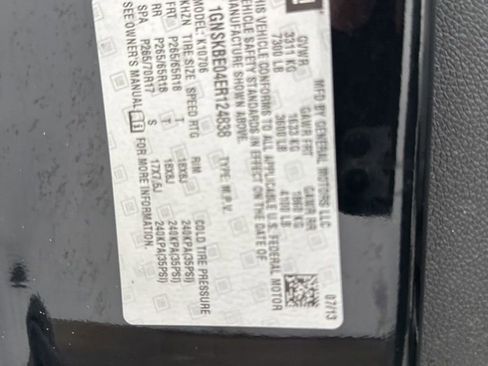 Used 2014 Chevrolet Tahoe LT w/ Suspension Package, Off-Road image 31