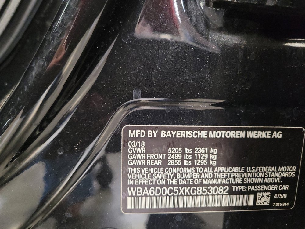 Used 2019 BMW 640i Gran Coupe w/ M Sport Edition RWD image 33