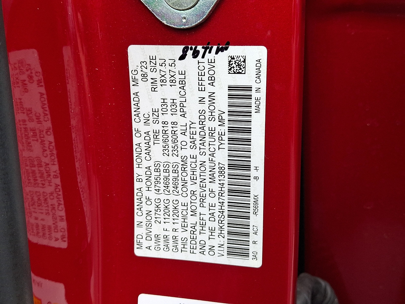 Certified 2024 Honda CR-V EX image 20